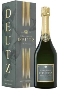 Lot de 6 Champagnes Deutz Brut Classic avec étui