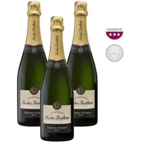 Champagne Nicolas Feuillatte Grande Réserve Brut 75cl x3